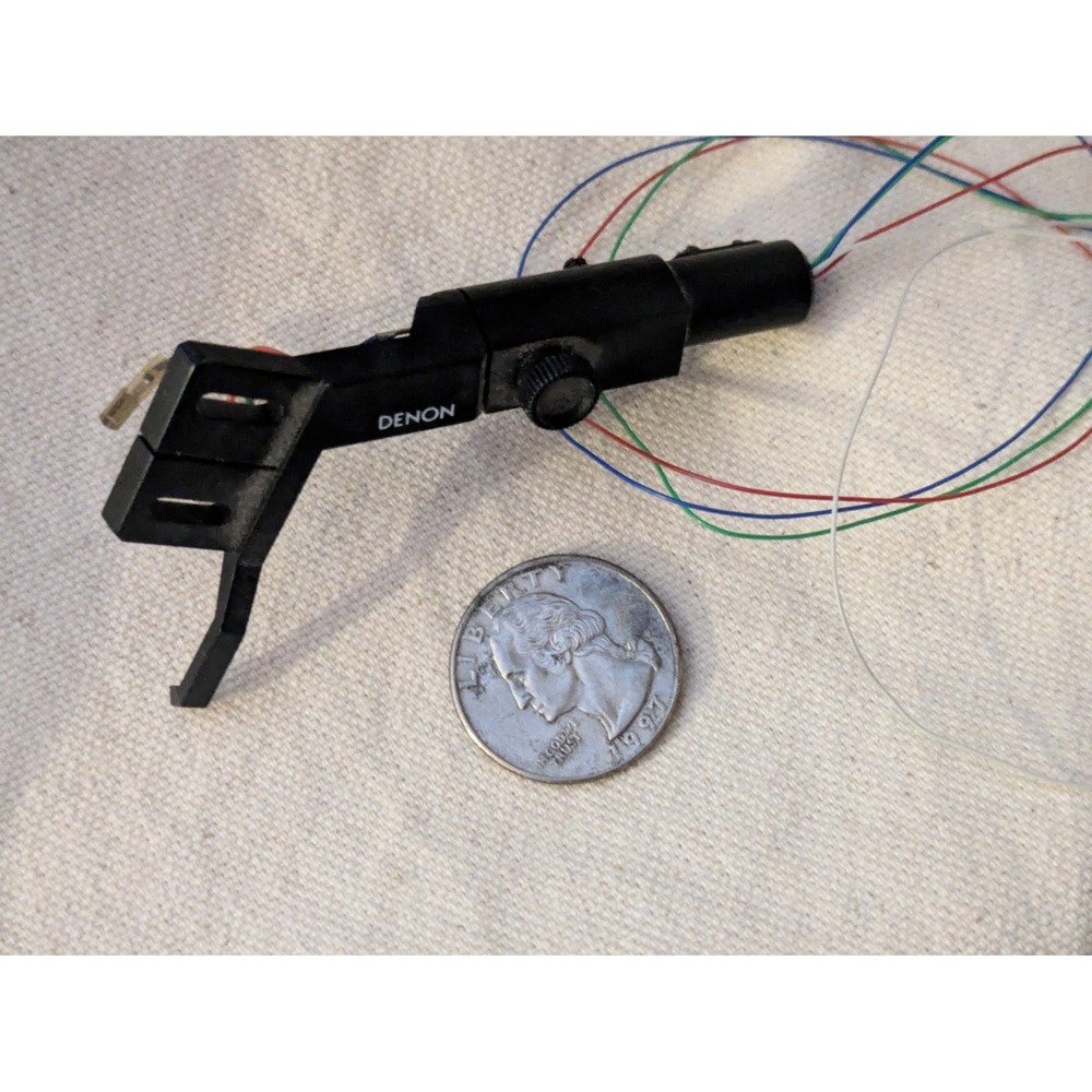 Denon DP-30L II Genuine OEM Headshell Black Cartridge Mount Replacement Part